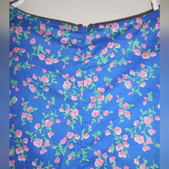 Ivy City Co Allie Floral Midi Dress in Royal Blue NWT Size 14 - Picture 7 of 10